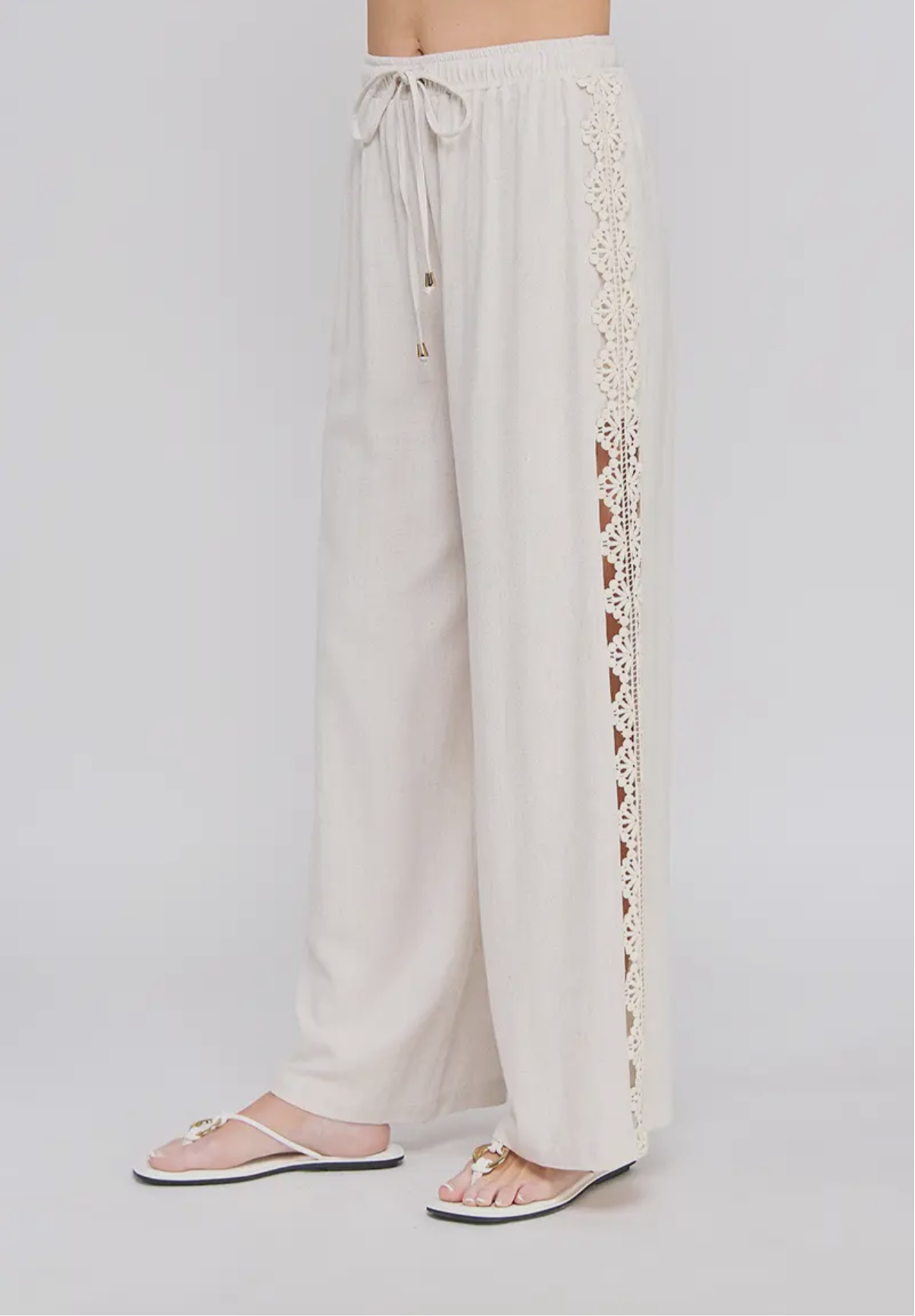 Wide Leg Crochet Pants