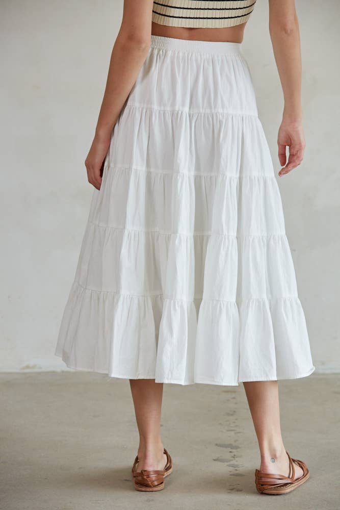 Flare Ruffled Skirt