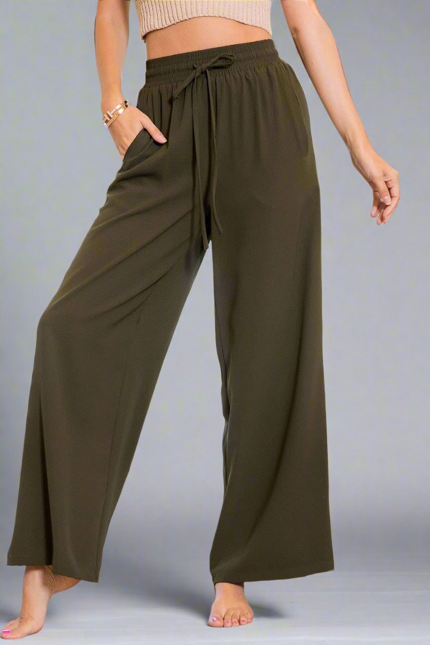Plus Size Utility Pants (Olive)