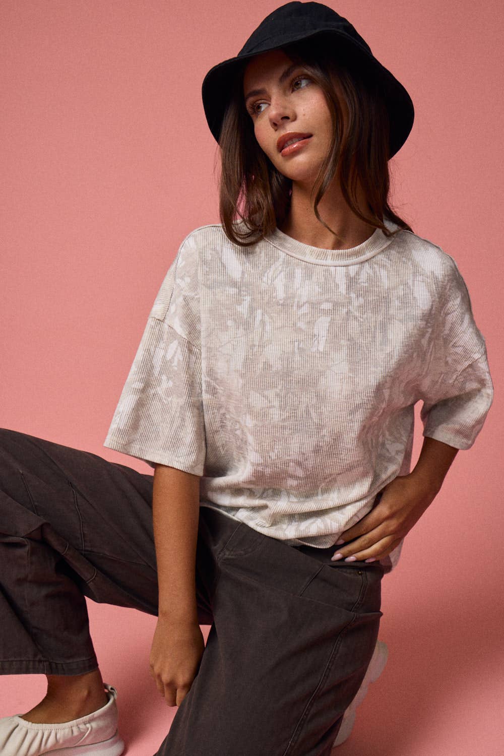 Ribbed Camo T-Shirt