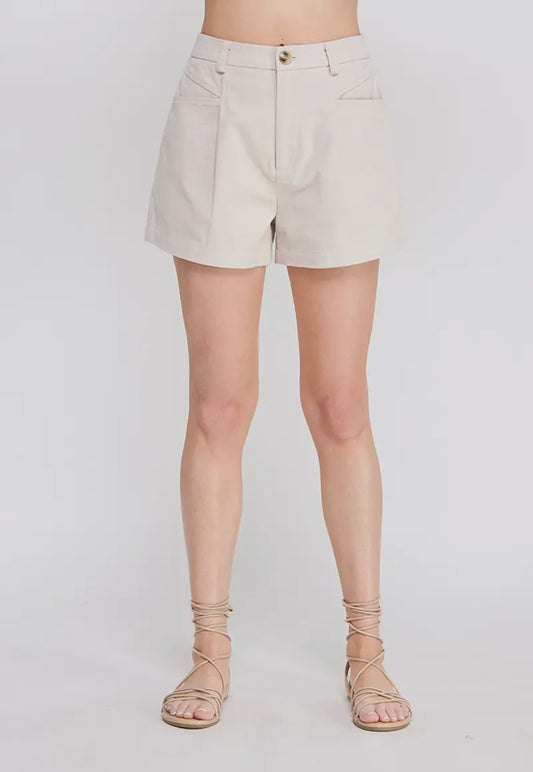 Pleat Shorts