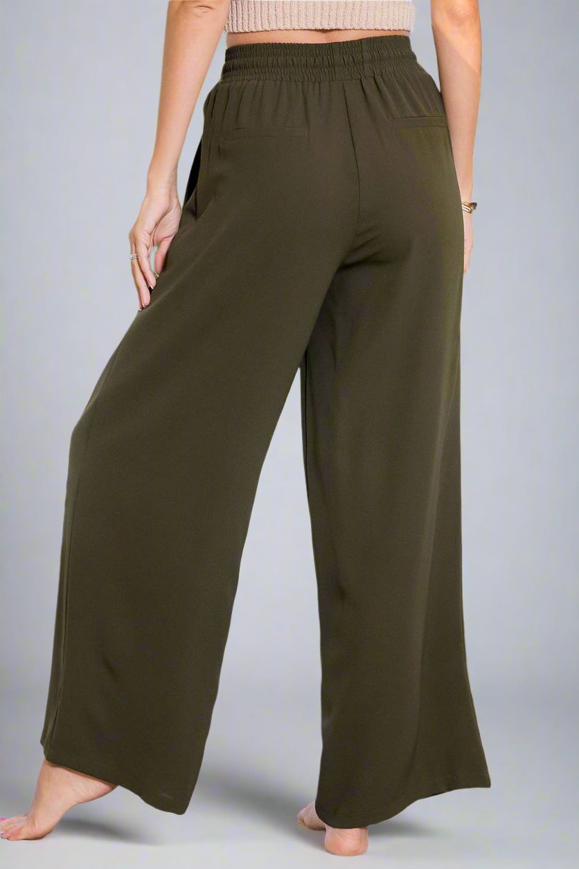 Plus Size Utility Pants (Olive)