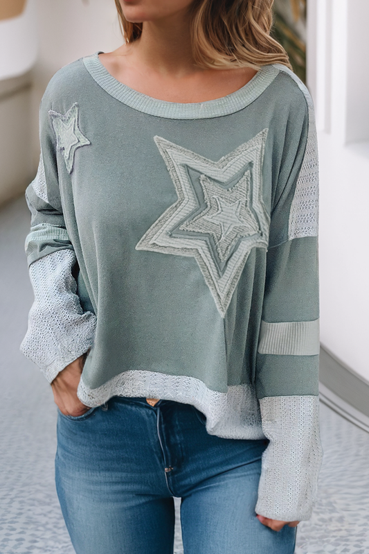 PLUS Stars Patchwork Top