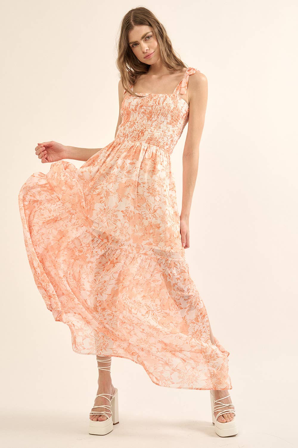 Sunbaked Open Back Maxi Dress