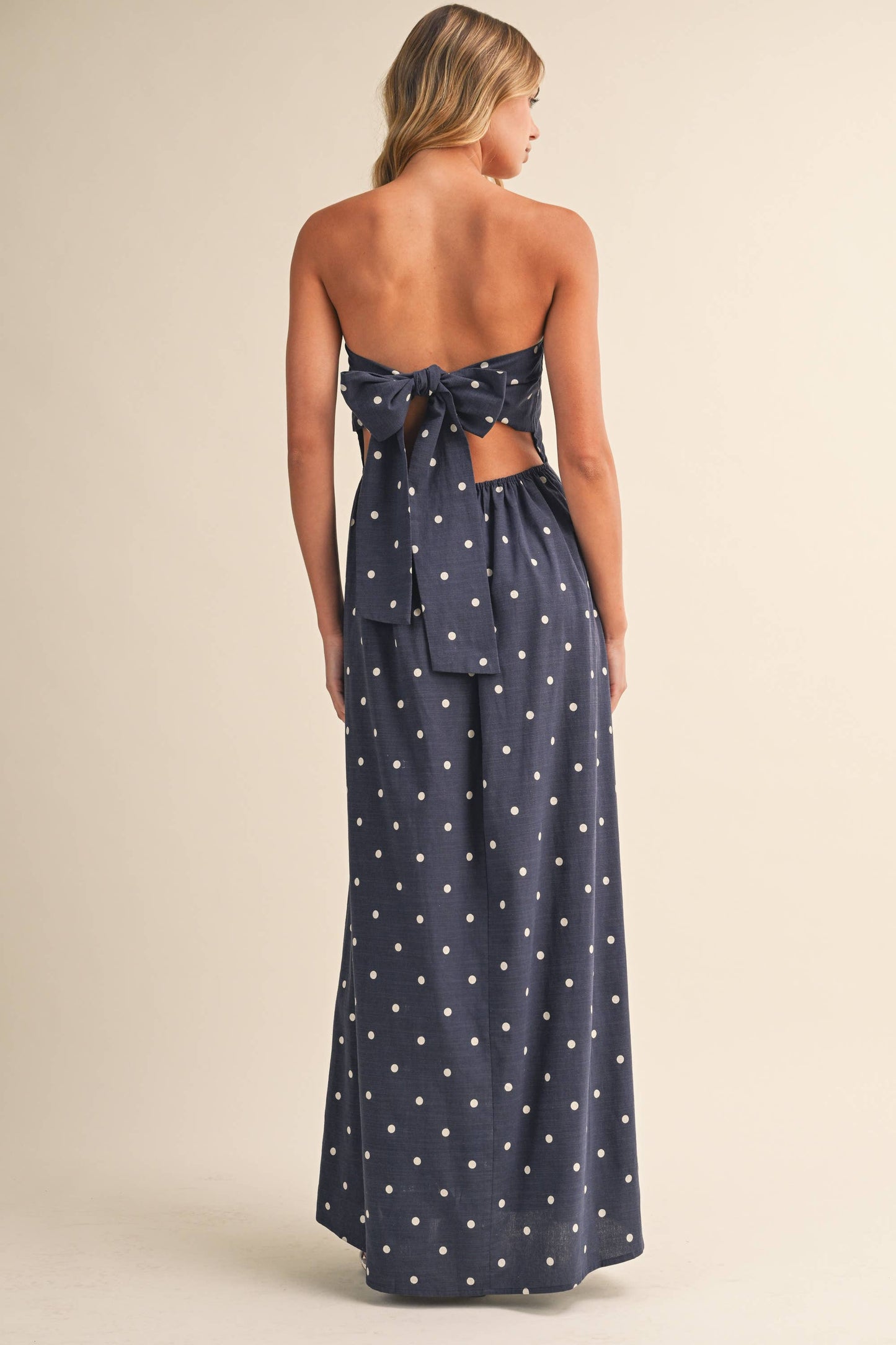 Polka Dot Maxi Dress
