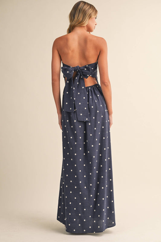 Polka Dot Maxi Dress