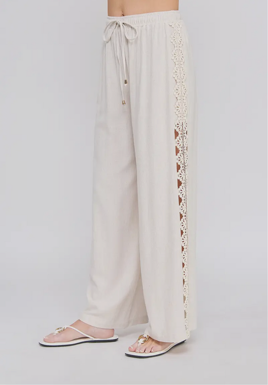 Wide Leg Crochet Pants