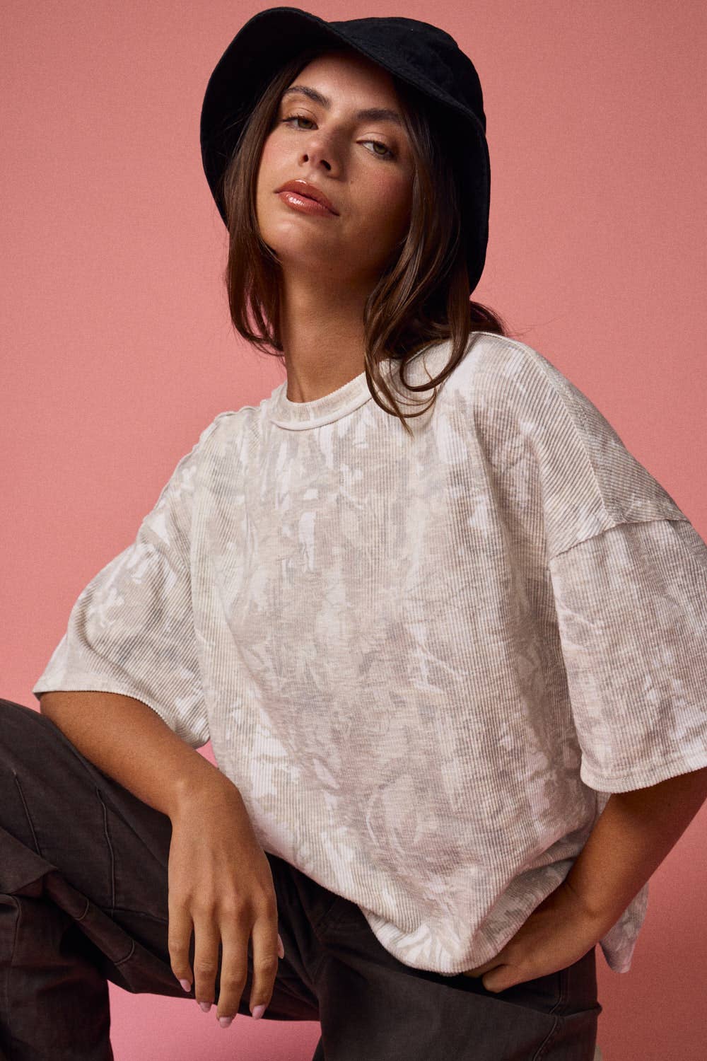 Ribbed Camo T-Shirt