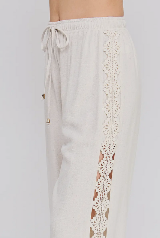 Wide Leg Crochet Pants