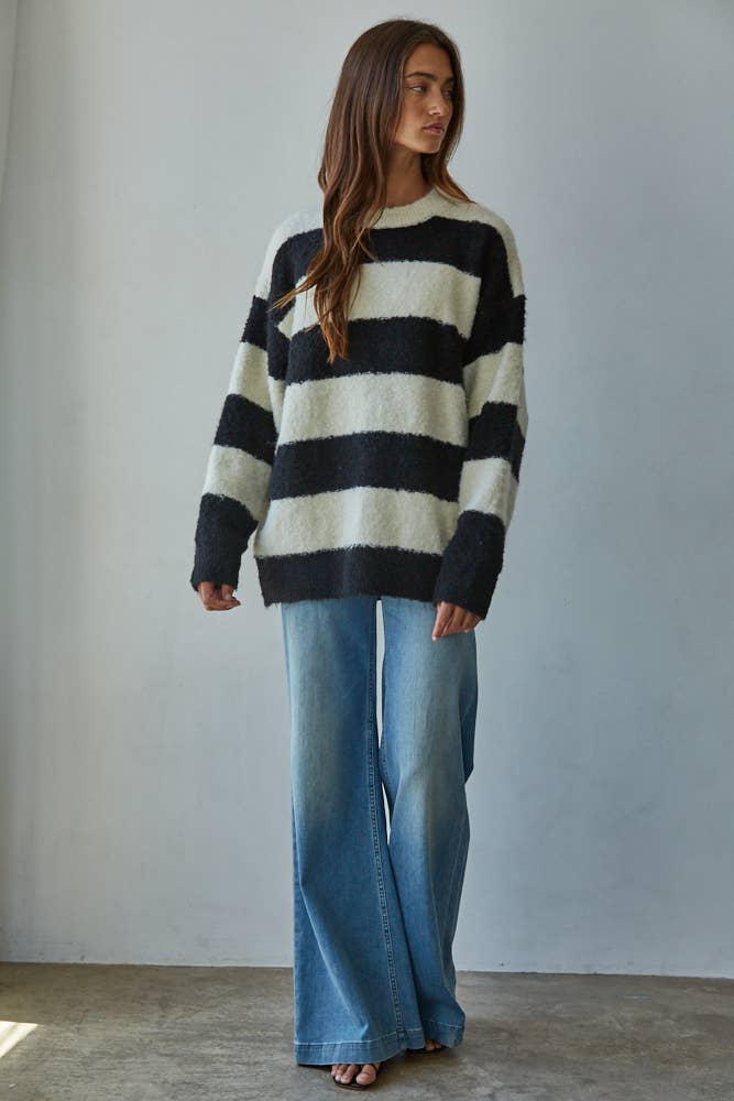 Striped Pullover Sweater