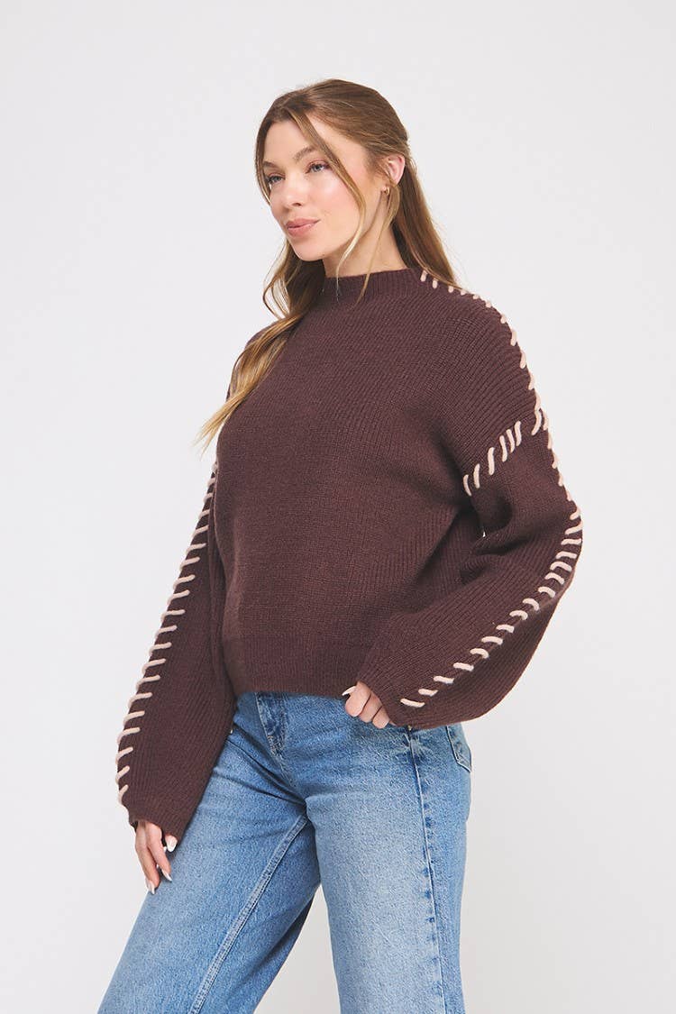 Stitch Sleeve Sweater