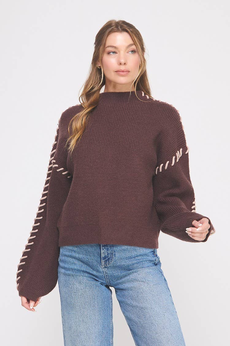 Stitch Sleeve Sweater