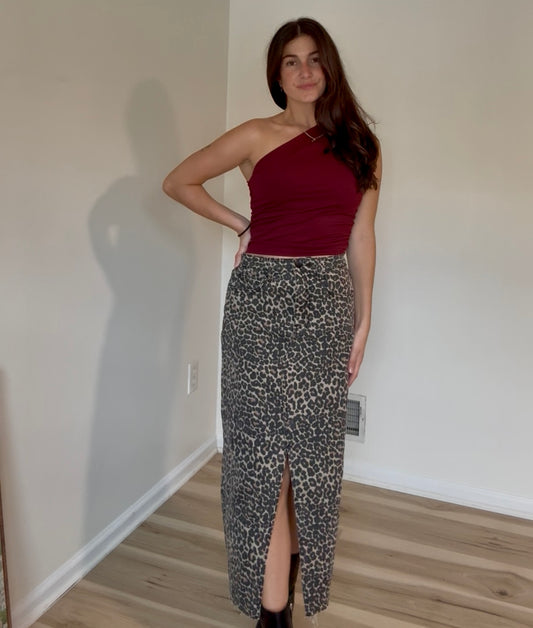 Leopard Skirt