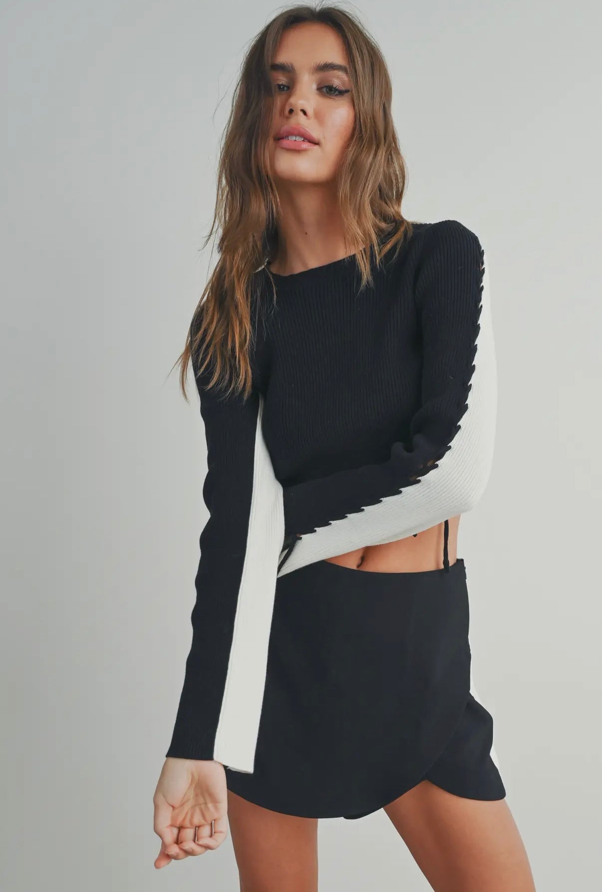 Color-Block Long Sleeve
