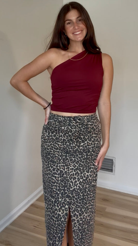 Leopard Skirt