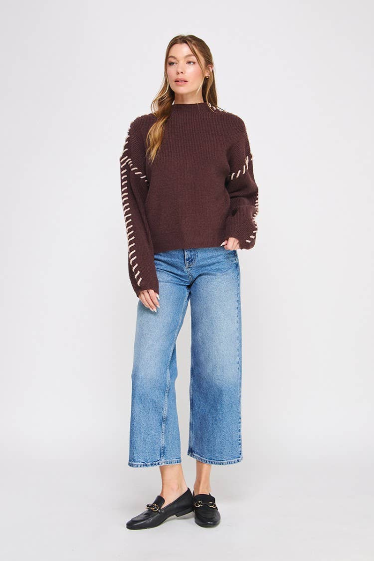 Stitch Sleeve Sweater