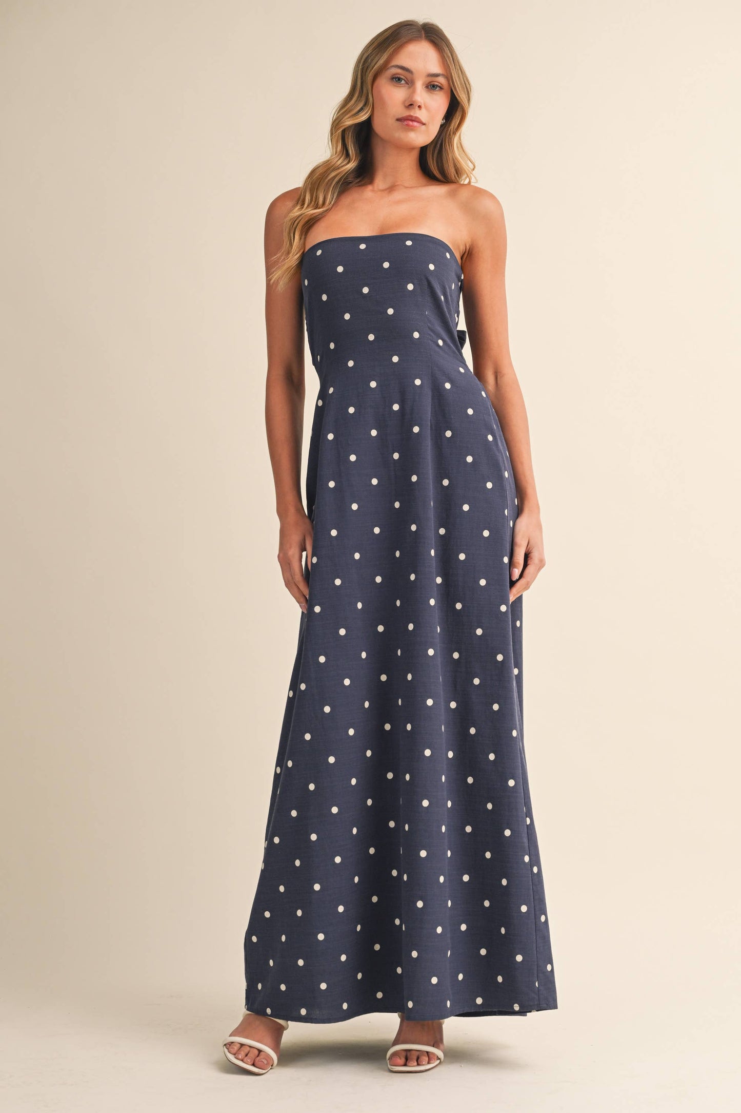 Polka Dot Maxi Dress
