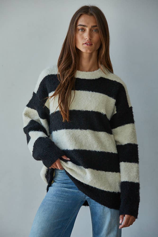 Striped Pullover Sweater