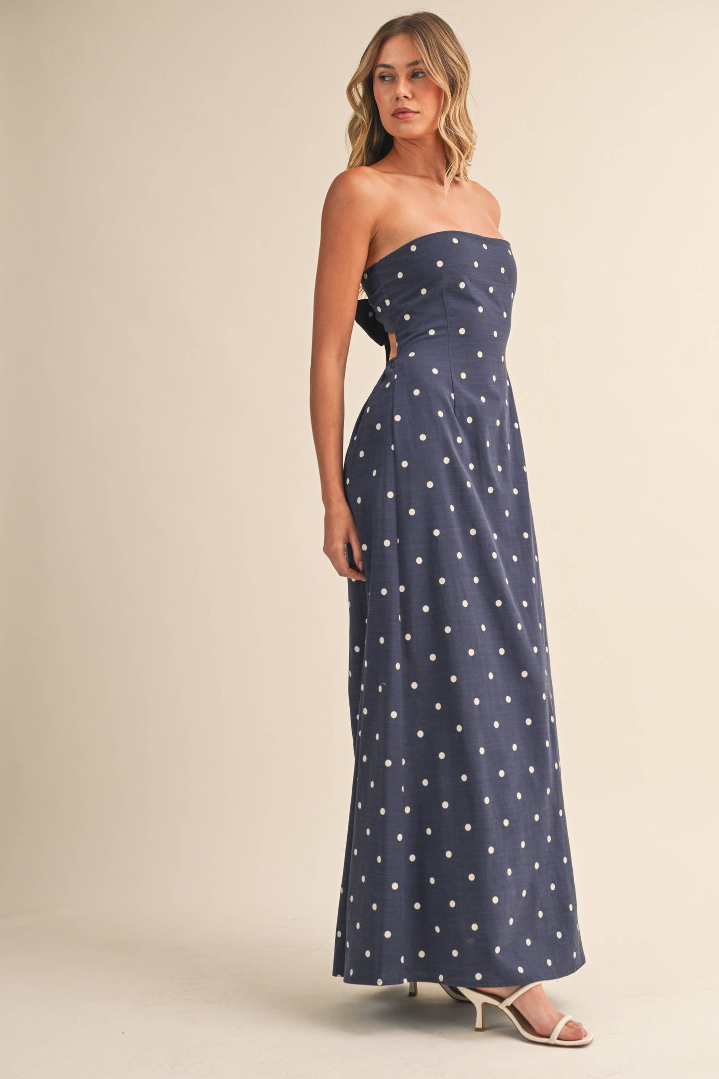 Polka Dot Maxi Dress