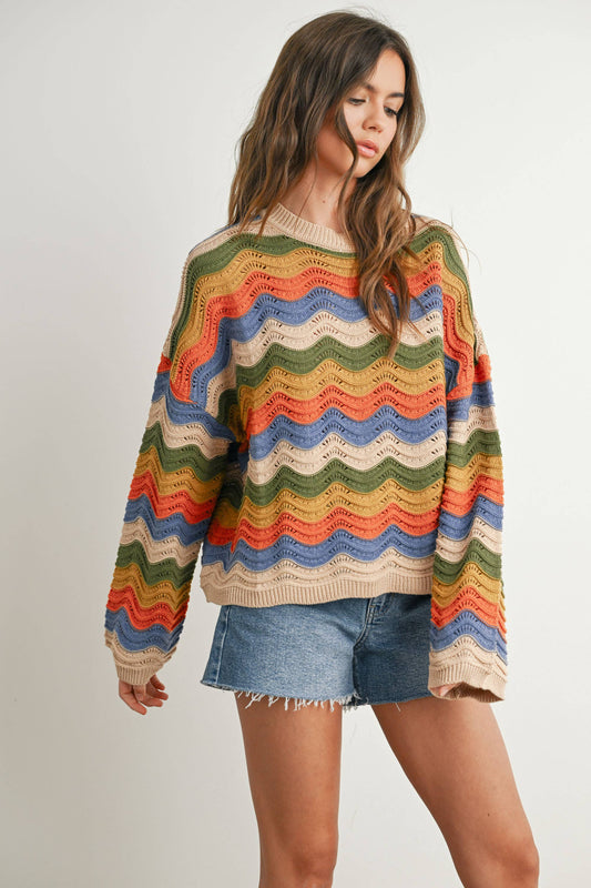 Color Block Sweater